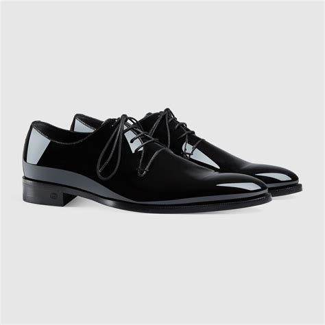 gucci patent leather shoes|gucci lace up shoes.